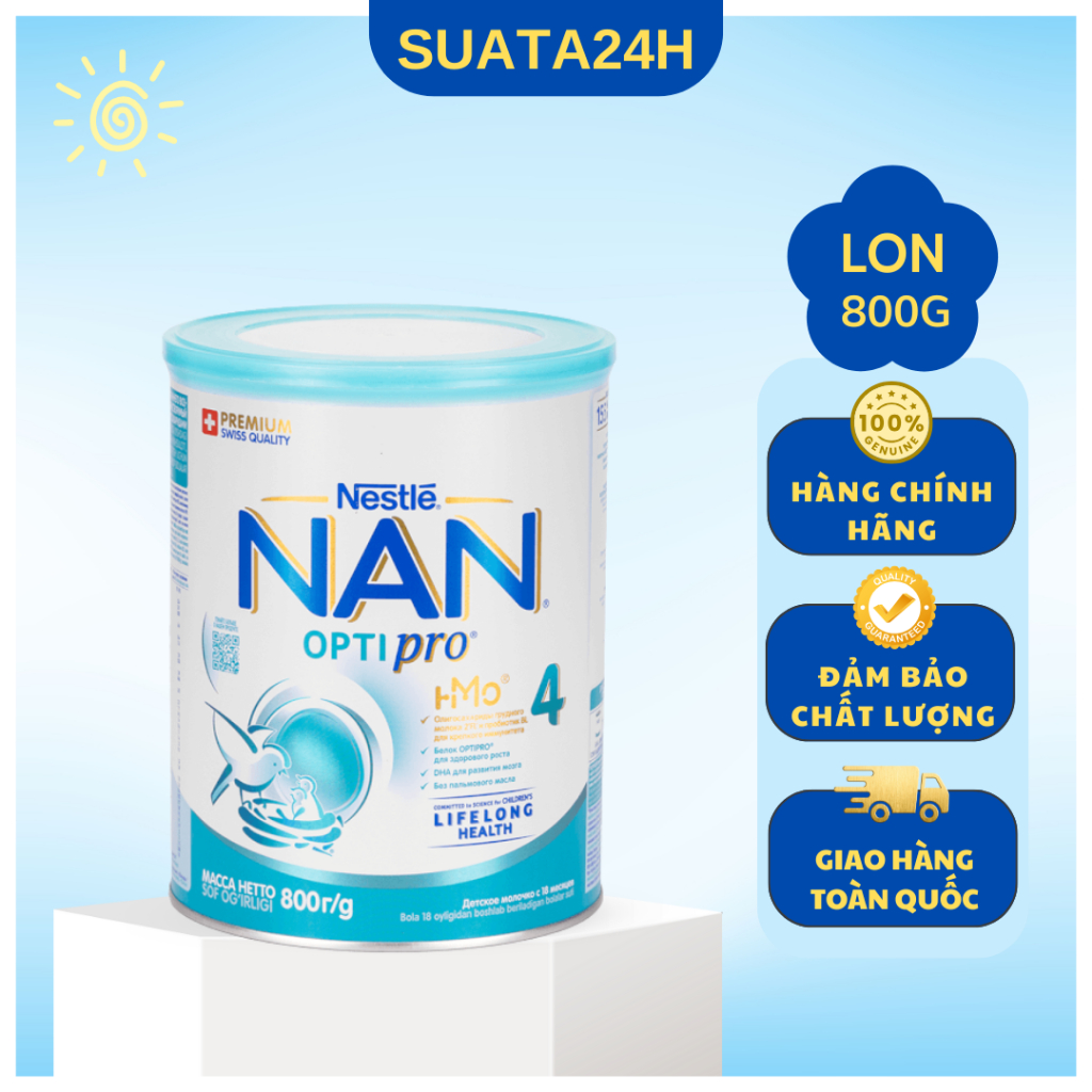Sữa bột Nestle Nan Nga số 4 800g