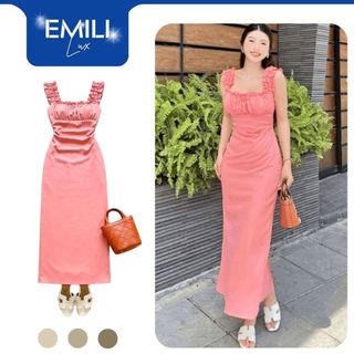 Đầm body cúp ngực Emili đầm 2 dây body đi tiệc phong cách kiểu nữ [V325]