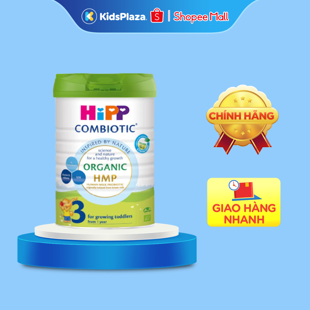 [M4] Sữa Hipp số 3 Organic Combiotic HMP 800gr cho bé từ 1-3 tuổi