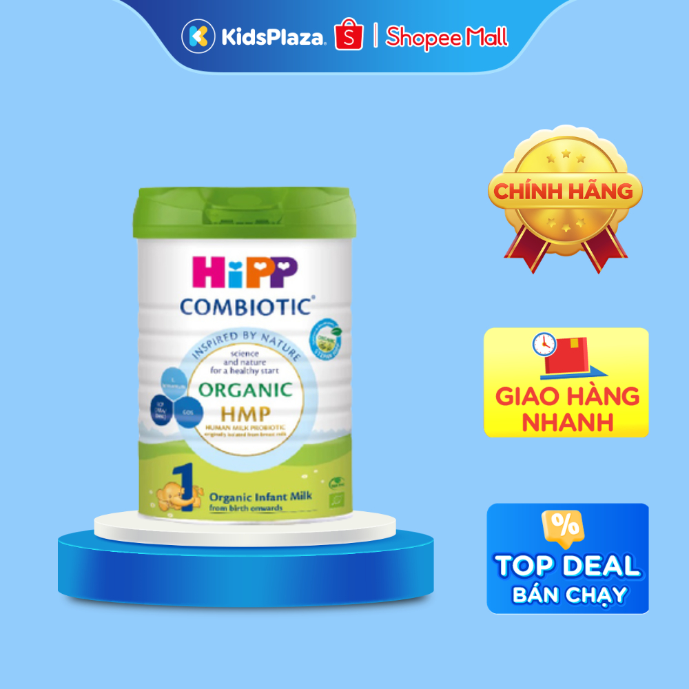 Sữa bột Hipp số 1 Organic Combiotic HMP 350g/ 800g cho bé từ 0-6 tháng