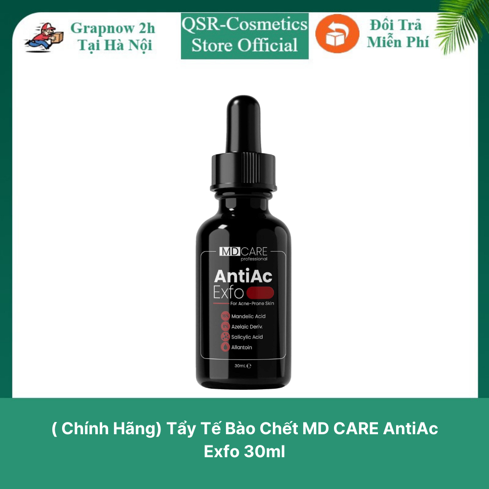 ( Chính Hãng) Tẩy Tế Bào Chết MD CARE AntiAc Exfo 30ml