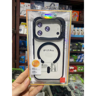 Ốp lưng Gen-K lưng trong vành cam mở kiêm giá đỡ Dành cho ip17 pro/ ip17 pro max