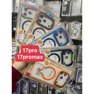 Ốp lưng Gen-K lưng trong vành cam mở kiêm giá đỡ Dành cho ip17 pro/ ip17 pro max