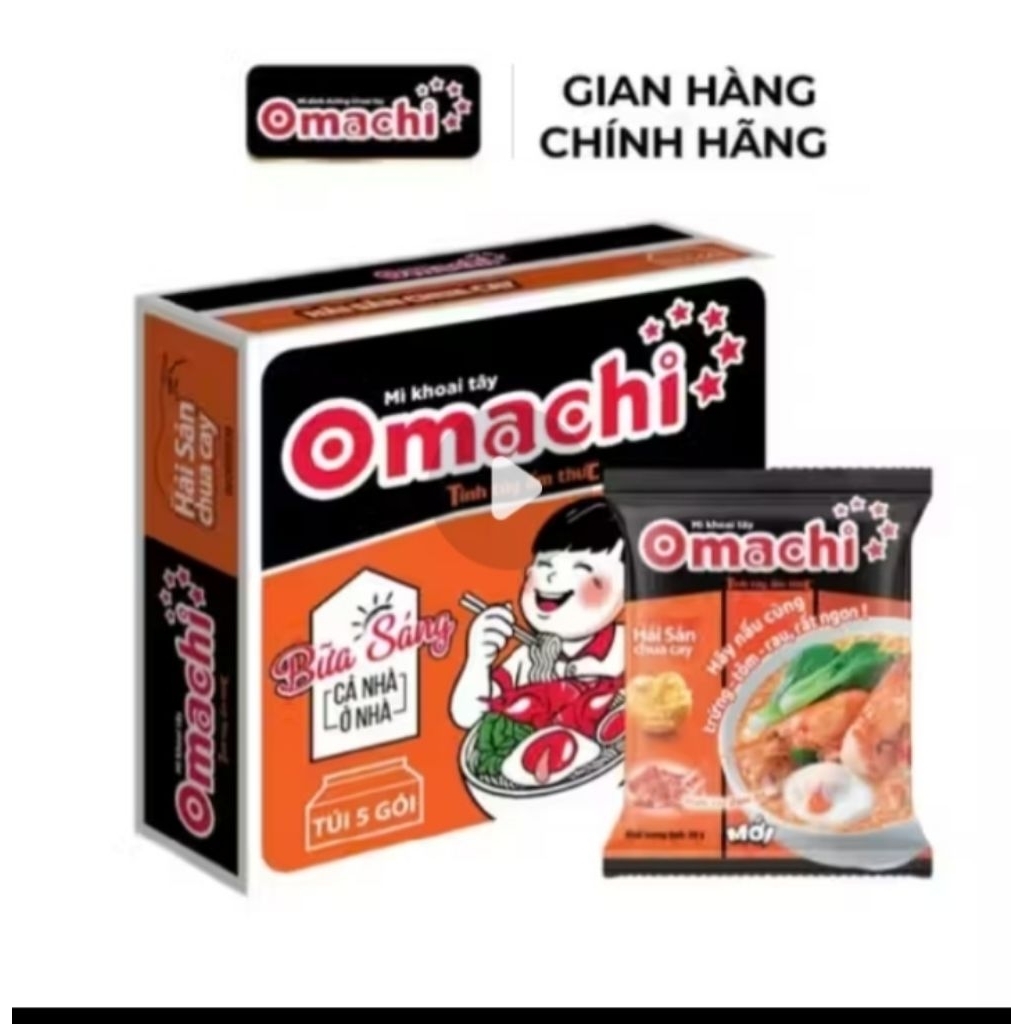 Mì Omachi hải sản chua cay 1 thùng