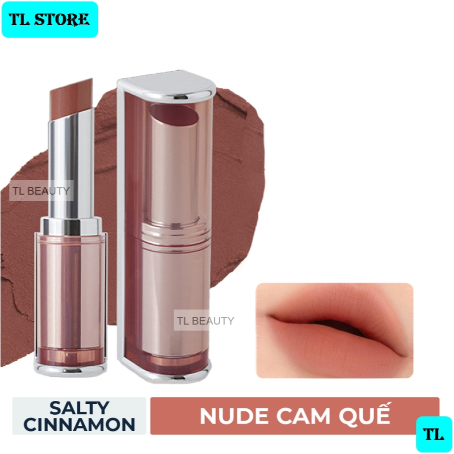 [TEM PHỤ - VAT] Son thỏi 3CE Hàn Quốc Màu Hồng Dâu - 3CE Blur Matte Lipstick #Newtro Wave