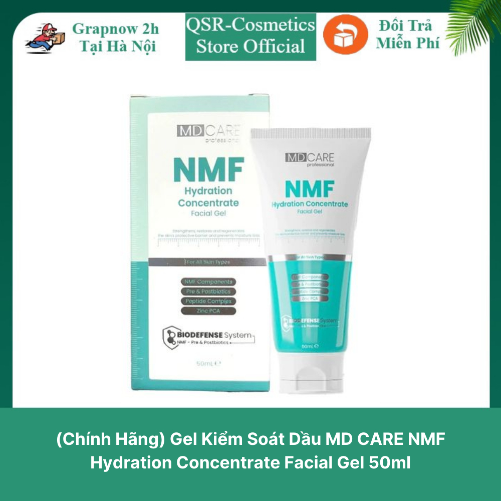 (Chính Hãng) Gel Kiểm Soát Dầu MD CARE NMF Hydration Concentrate Facial Gel 50ml