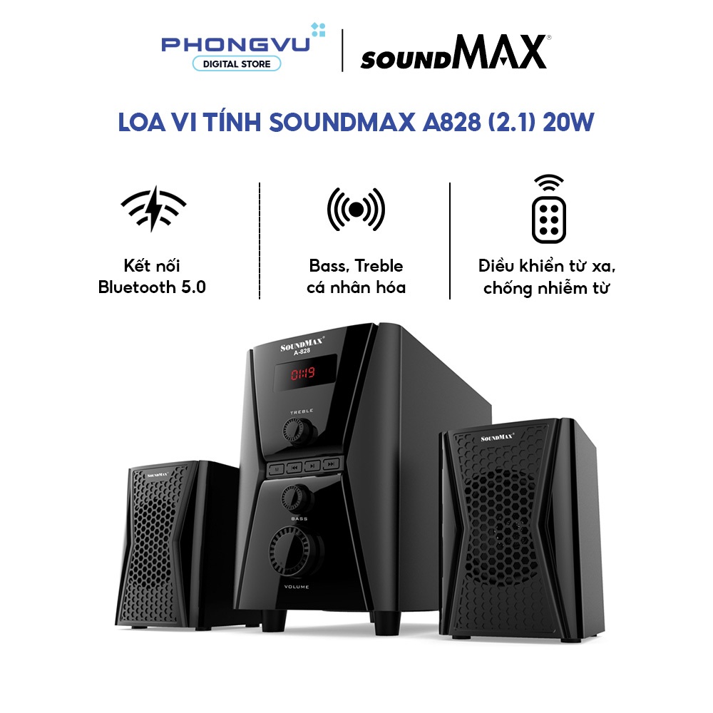 Loa SoundMax A828/2.1 - Bảo hành 12 tháng
