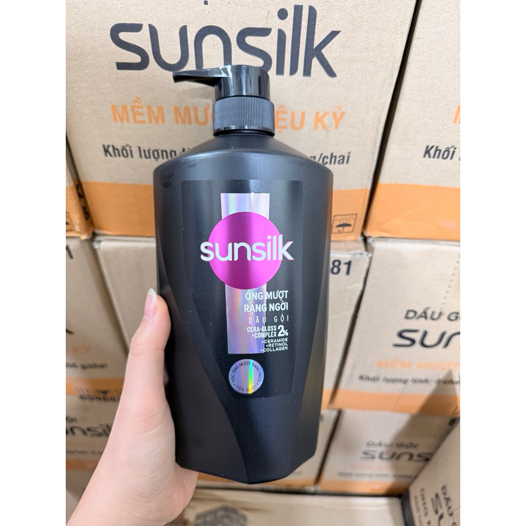 Dầu gội sunsilk 850g đen