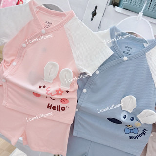 Bộ cộc sơ sinh Dokma cho bé (1-3M đến 6-9M)