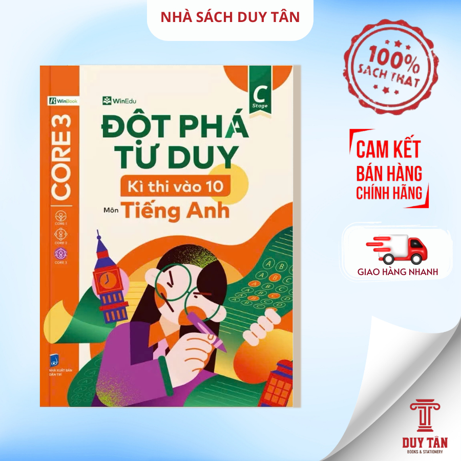 Sách - Đột Phá Tư Duy Kì Thi Vào 10 Môn Tiếng Anh - WinBook