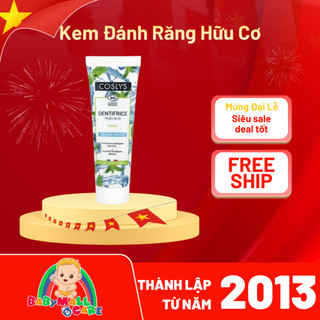 Kem Đánh Răng Hữu Cơ Coslys Bio Menthol 99% Tự Nhiên, Không Fluoride – Babymall & Care