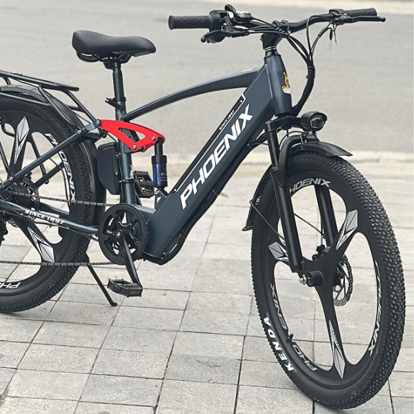 Xe Đạp Trợ Lực Điện Phoenix Q1 – Động Cơ 350W, Pin Lithium 48V, Phong Cách Thể Thao Hiện Đại