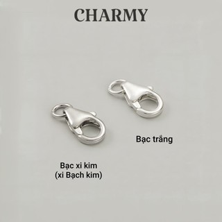 Khóa càng cua KBA210, Bạc 925 - Phụ kiện trang sức làm vòng tay, vòng cổ DIY - Charmy