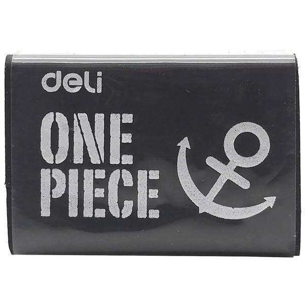 Gôm Tẩy Đen One Piece Deli - Cục Tẩy Chì Đen Siêu Sạch Size To/Nhỏ Đồ Dùng Văn Phòng Phẩm Sáng Tạo