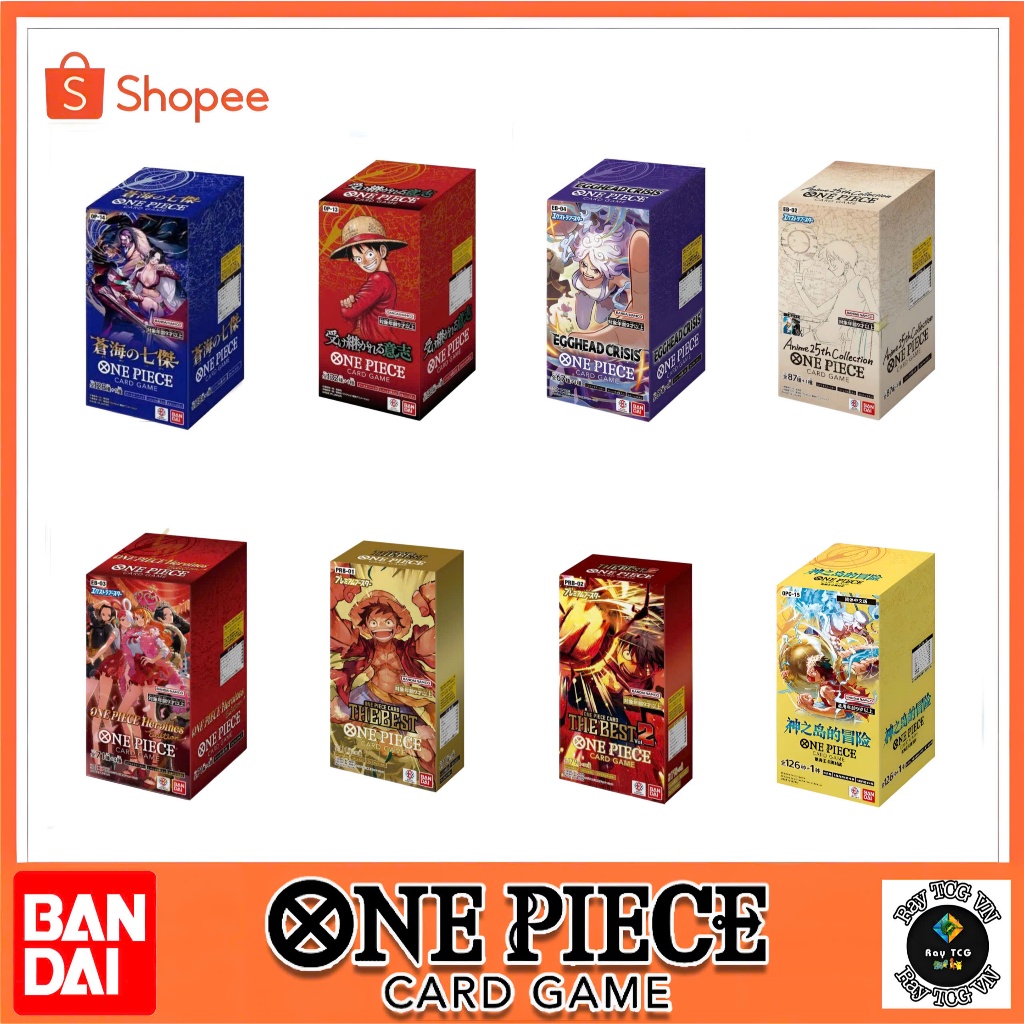 [Chính Hãng] Tổng Hợp Box One Piece EB02 EB03 EB04 PRB01 PRB02 OP13 OP14 OP15 - Box OP Bandai