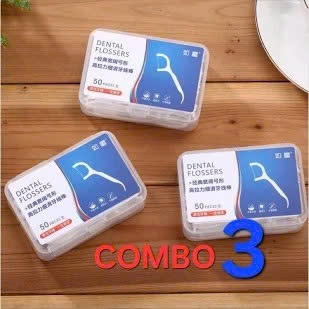 Tăm chỉ nha khoa combo 3 hộp Dental Flossers