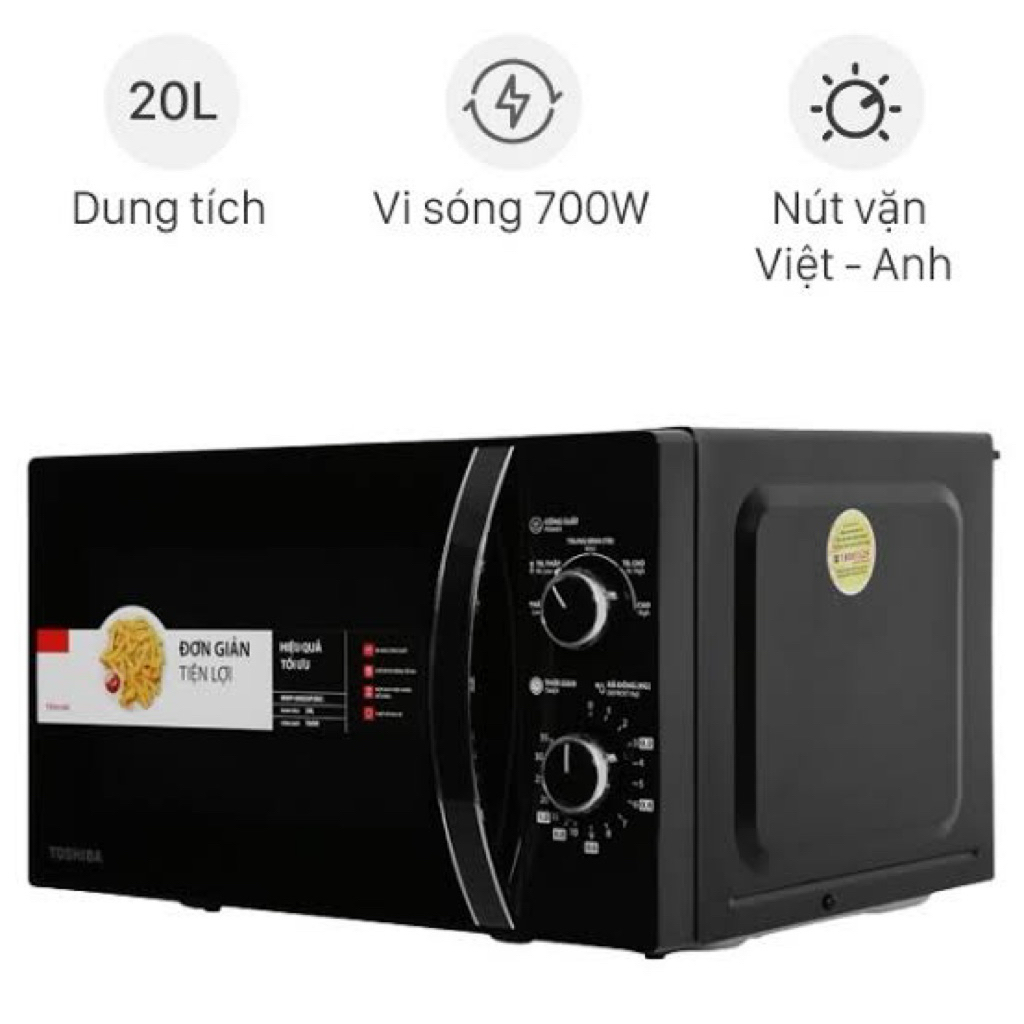 Lò vi sóng Toshiba MW2-MM20P(BK) 20 lít
