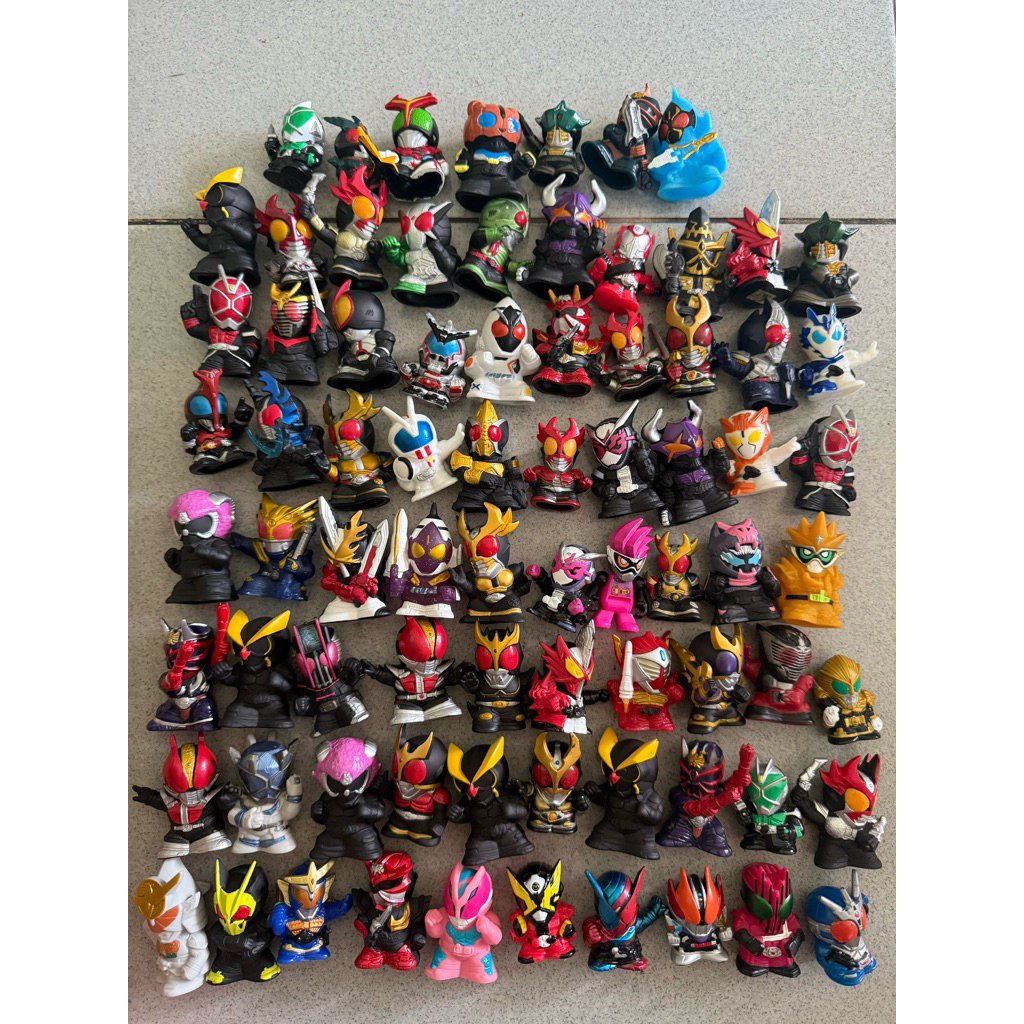 Mô hình Kamen Rider mini - Mô hình Decade - Deno - Hibiki