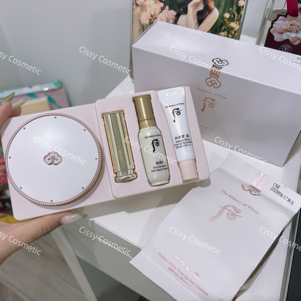 Set Whoo Radiant White Tone Up Sun Cushion