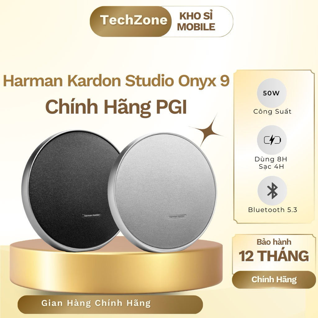 Loa Harman Kardon Studio Onyx 9 (Hàng Chính Hãng PGI) - Nguyên Seal Bh 12 Tháng