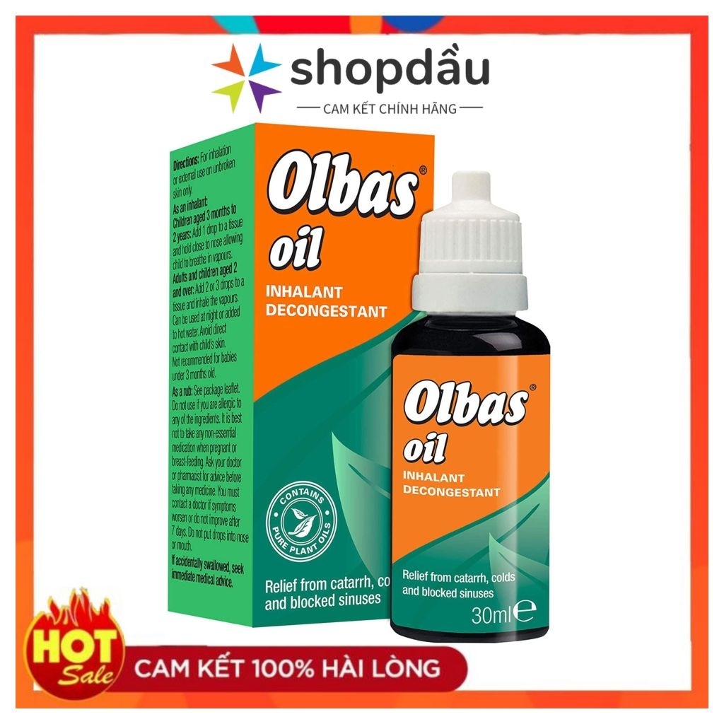 TINH DẦU OLBAS OIL - MŨI THÔNG THOÁNG - NGỦ NGON GIẤC