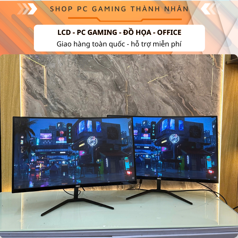 Màn Hình Cong HKC M27A9X Black ( 75Hz | IPS | Full HD | 27 inch ) Like new