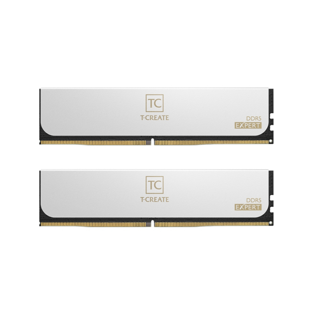 Kit Ram Máy Tính TEAMGROUP T-Create EXPERT 32GB (2x16) 6400Mhz WHITE DDR5 BẢO HÀNH HÃNG 03/2030