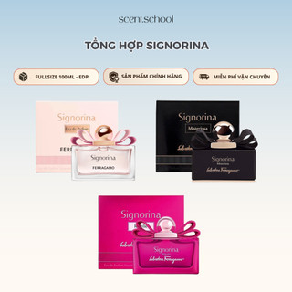 Nước hoa fullsize Signorina EDP 100ml chính hãng - Signorina Hồng, Signorina Misteriosa, Signorina Ribelle |Scent School