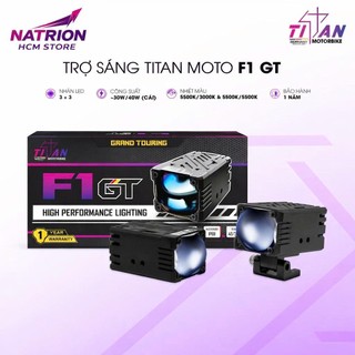 Đèn trợ sáng ô tô xe máy Titan Moto F1 GT - Sáng chuẩn bi LED - Chống nước IP68 - TITAN MOTO