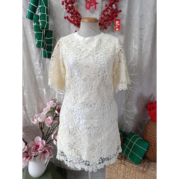 JOVEN thanh lý - Đầm ren kem bymo - SIZE S