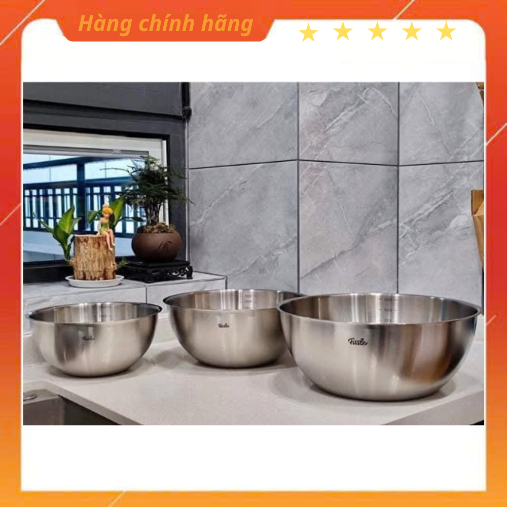 SET 3 ÂU TRỘN FISSLER ĐỨC ĐỈNH CHÓP, CÓ CHIA VẠCH