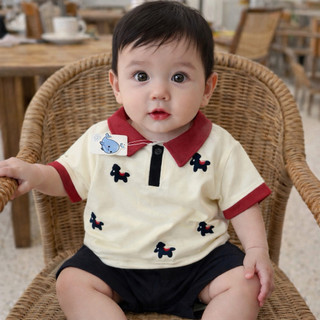 [FREESHIP- RẺ NHẤT SHOPEE] Bộ polo ngựa thun cho bé trai bé gái 0-3 tuổi