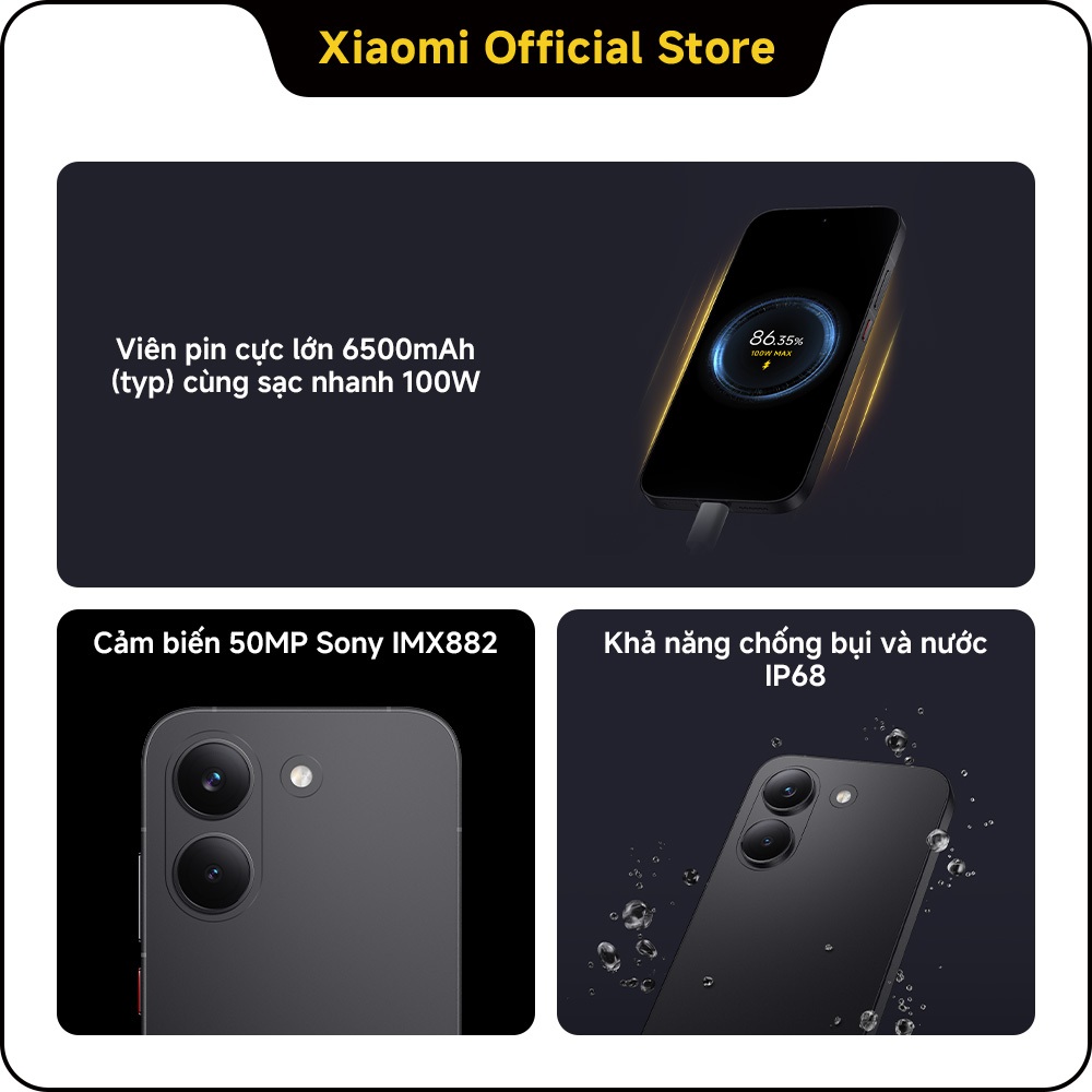 Điện thoại thông minh POCO X8 PRO| Pin cực lớn 6500mAh(typ) sạc nhanh 100W| Màn hình AMOLED 1.5K 120Hz | BigBuy360 - bigbuy360.vn
