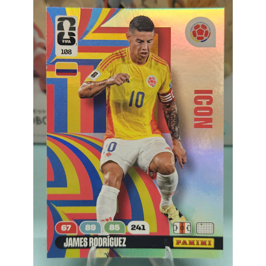 Thẻ ICON James Rodriguez Panini World Cup 2026 (Colombia)