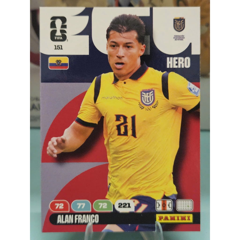 Thẻ Alan Franco Panini World Cup 2026 (Ecuador)