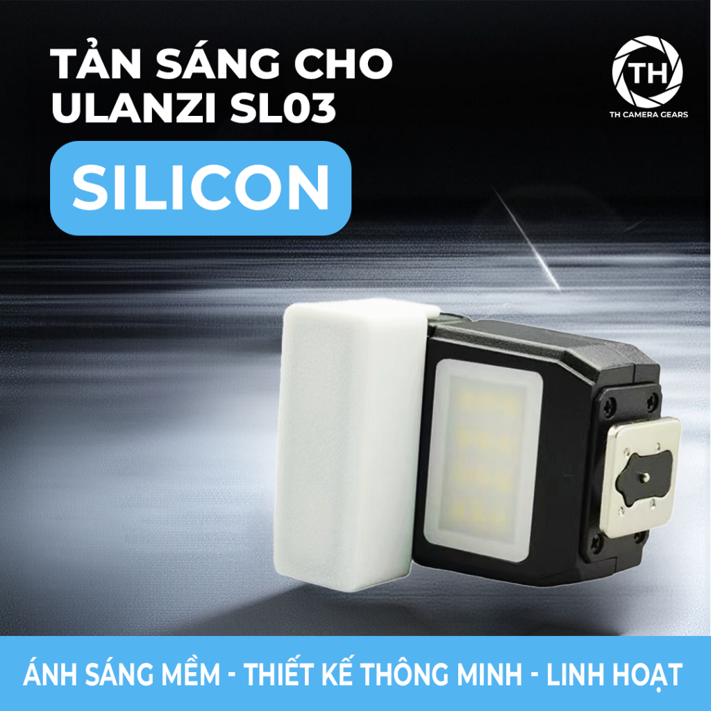 Tản sáng Silicon Ulanzi SL03 - TH Camera Gears (Softbox mini làm mềm sáng)