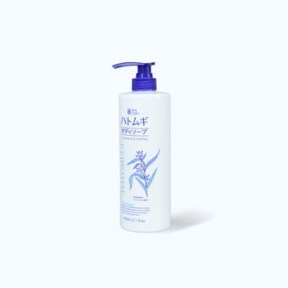 Sữa Tắm Hatomugi Ý Dĩ Nhật Bản 800ml – Dưỡng Ẩm, Làm Sáng Da, Làm Sạch Dịu Nhẹ Moisturizing Body Wash