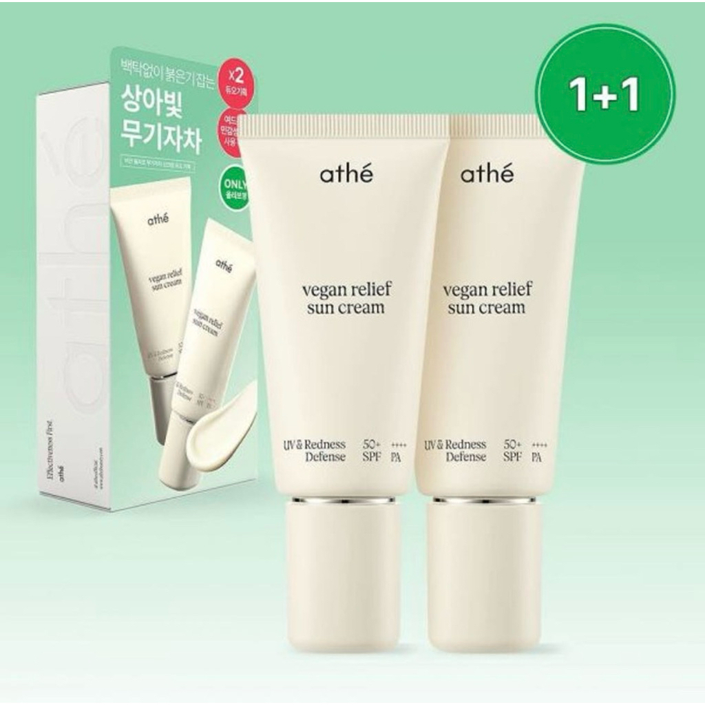 Kem Chống Nắng Vật Lý ATHE Vegan Relief Sun Cream 50ml