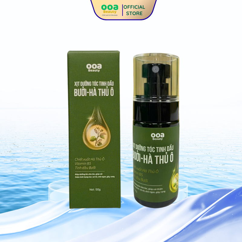 Xịt Bưởi - Xịt Kích Mọc Tóc - Tinh Dầu Bưởi Hà Thủ Ô Ooa Beauty 50ml | Giảm Rụng, Kích Thích Mọc Tóc