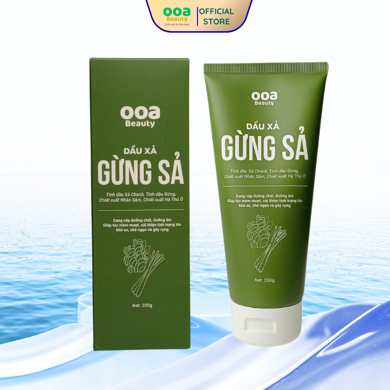 Dầu Xả - Dầu Xả Tóc - Gừng Sả Ooa Beauty 200g | Giảm Gãy Rụng, Giúp Tóc Suôn Mượt, Chắc Khỏe