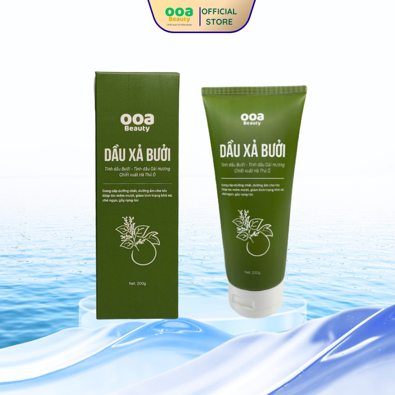 Dầu Xả - Dầu Xả Tóc - Dầu Xả Bưởi Ooa Beauty 200g | Phục Hồi Tóc Hư Tổn, Tóc Nhuộm, Dưỡng Tóc