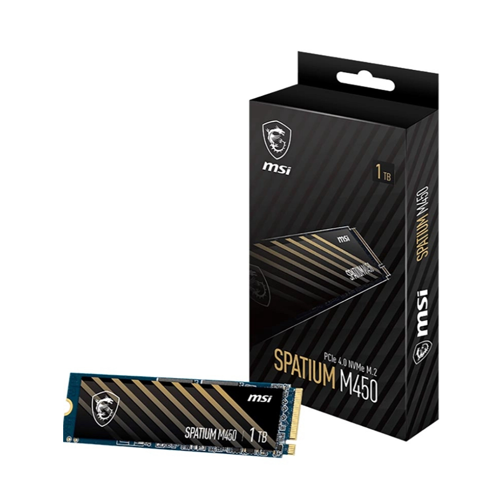 Ổ Cứng Máy Tính SSD MSI Spatium M450 1TB M.2 PCIe NVMe Gen 4 x 4 BẢO HÀNH HÃNG 2027 2028