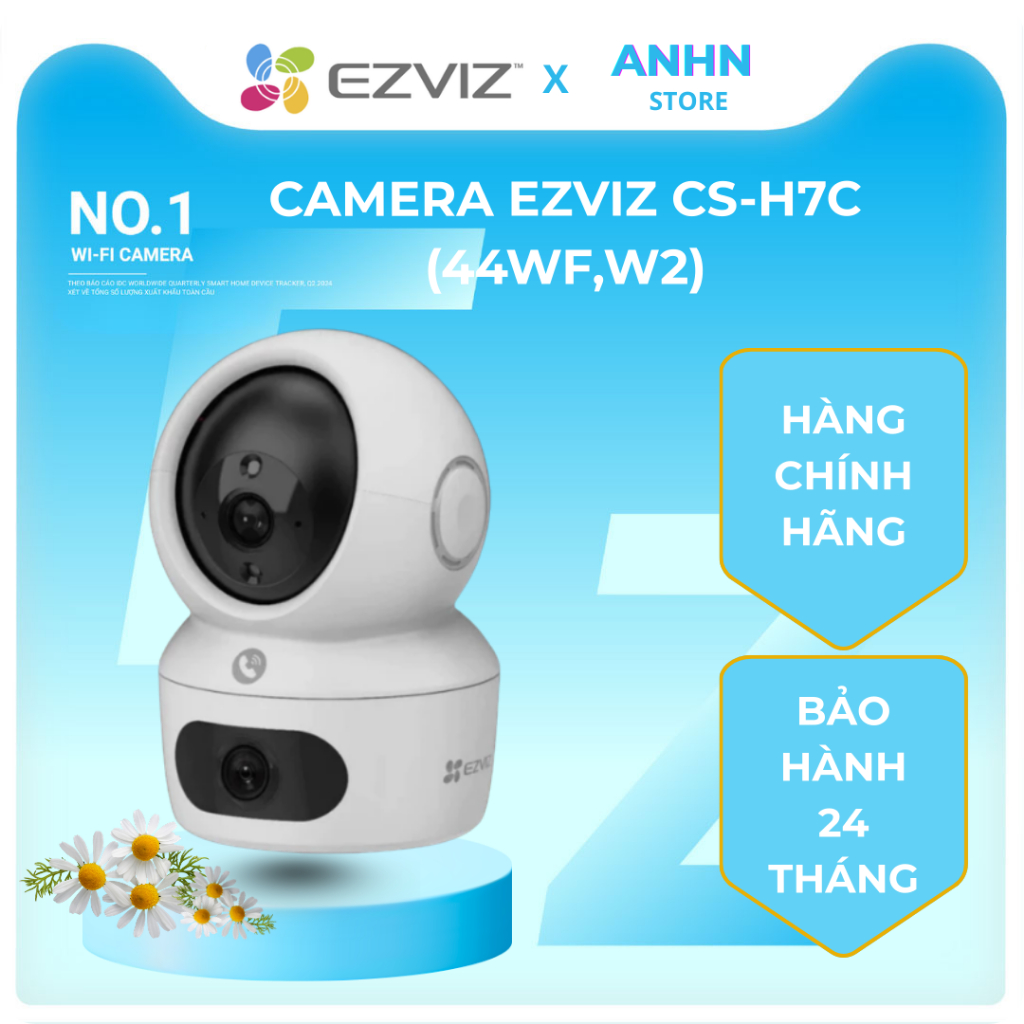 Camera quan sát EZVIZ CS-H7C Dual Mắt kép (44WF,W2) (44WF,W2) - Bảo hành chính hãng 24 tháng
