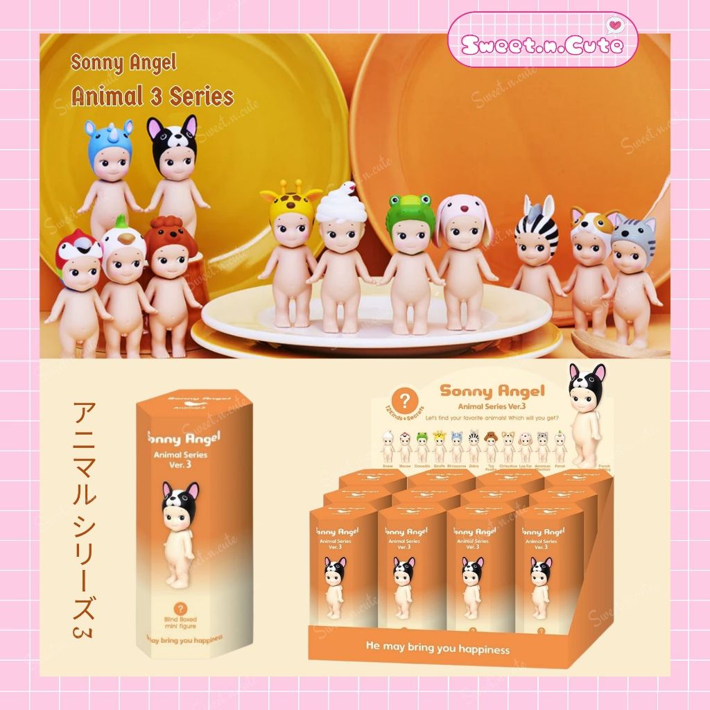 [Chính hãng Nhật - Box lẻ new seal] Blind box Sonny Angel - Animal 3 Series