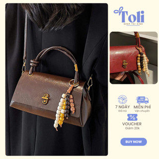 Túi xách thời trang cao cấp Niche, túi đeo chéo kèm móc khóa - Toli shop túi xinh