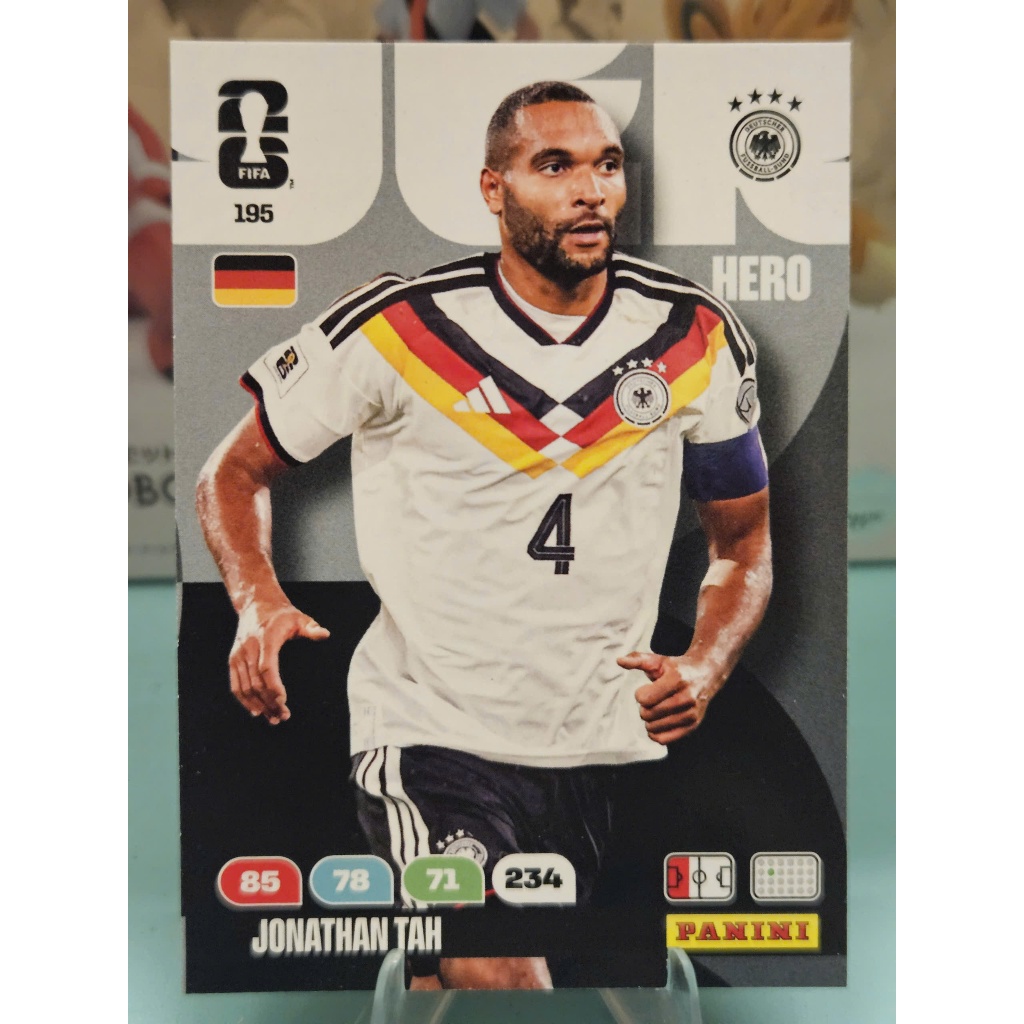 Thẻ Jonathan Tah Panini World Cup 2026 (Đức)