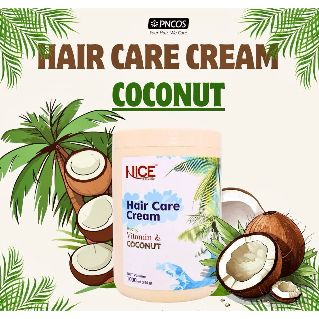 HẤP DẦU Ủ TÓC NICE COCONUT TINH DẦU DỪA 1000ML