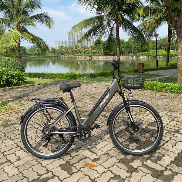 Xe Đạp Trợ Lực Điện PHOENIX A9 Pro – Pin Lithium 36V 15Ah | Khóa NFC Chống Trộm | Shimano 7 Cấp