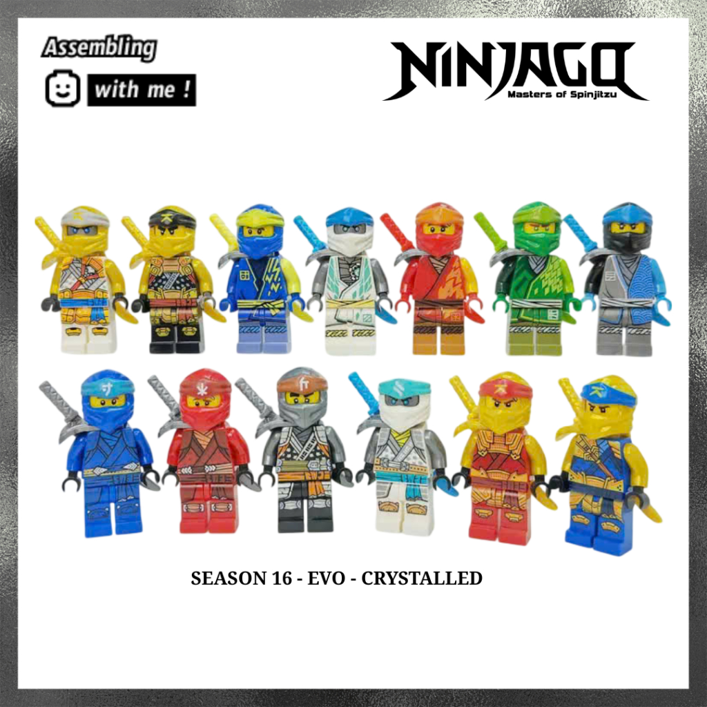 Đồ chơi lắp ráp Minifigure Ninjago Season 16 - Crystalled - Evo