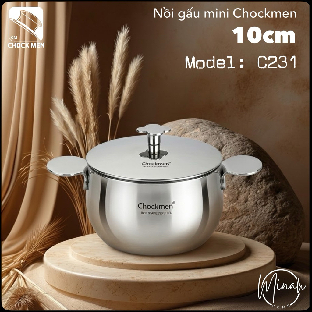 Nồi gấu mini Chockmen 10cm - C231